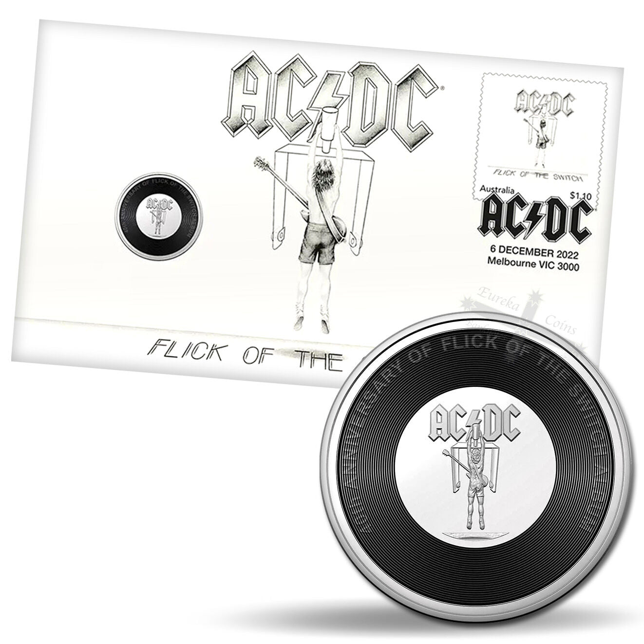2022 20c AC/DC Flick the Switch - 40th Anniversary PNC