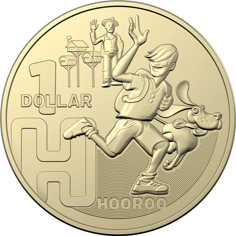 2022 GREAT AUSSIE COIN HUNT 3 - "H" HOOROO - $1 CIRCULATED COIN