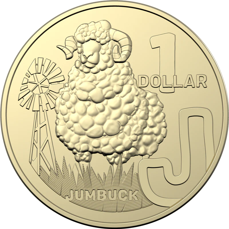2022 GREAT AUSSIE COIN HUNT 3 - "J" JUMBUCK - $1 CIRCULATED COIN