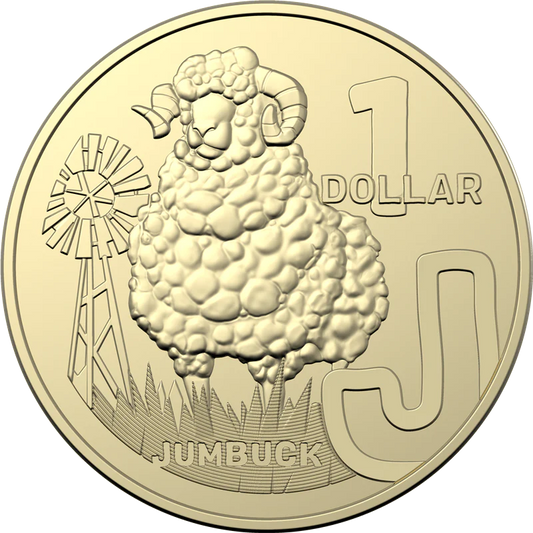 2022 GREAT AUSSIE COIN HUNT 3 - "J" JUMBUCK - $1 CIRCULATED COIN