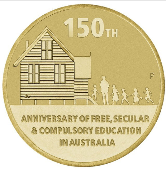 2022 150 Years of Free Secular & Compulsory Education - oversized $1 coin