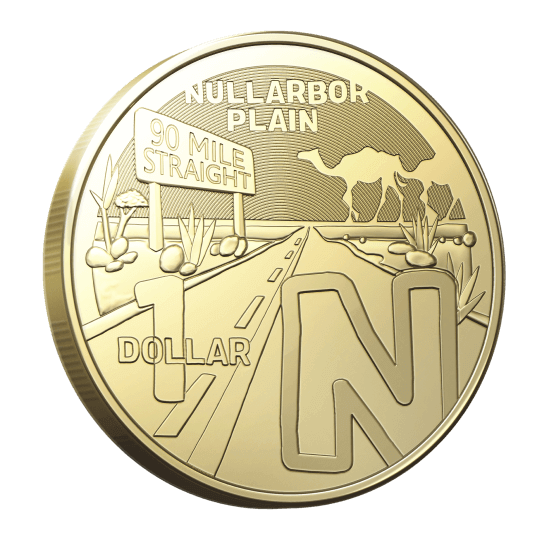 2022 GREAT AUSSIE COIN HUNT 3 - LETTER N - NULLARBOR PLAIN  - CIRCULATED $1 COIN