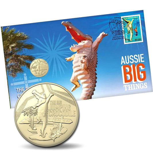 2023 $1 The Big Jumping Crocodile - Aussie Big Things PNC