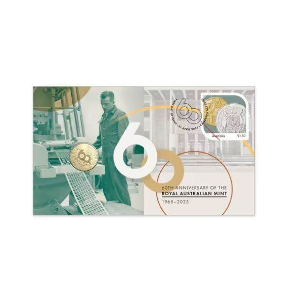 2025 60th Anniversary of the RAM $1 Coin PNC With Privy Mark- 6500 Mintage