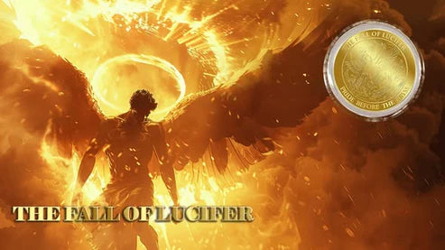 2026 Liberia The Fall of Lucifer 1/1000 oz .9999 Gold Coin in Card - PRE SALE