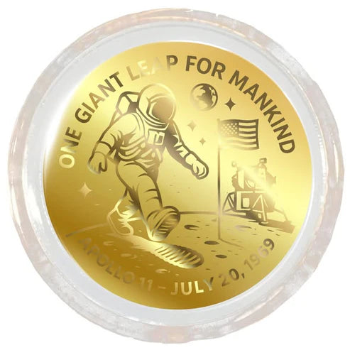 2026 Niue One Giant Leap for Mankind 1/1000 oz .9999 Gold Coin in Card - PRE SALE