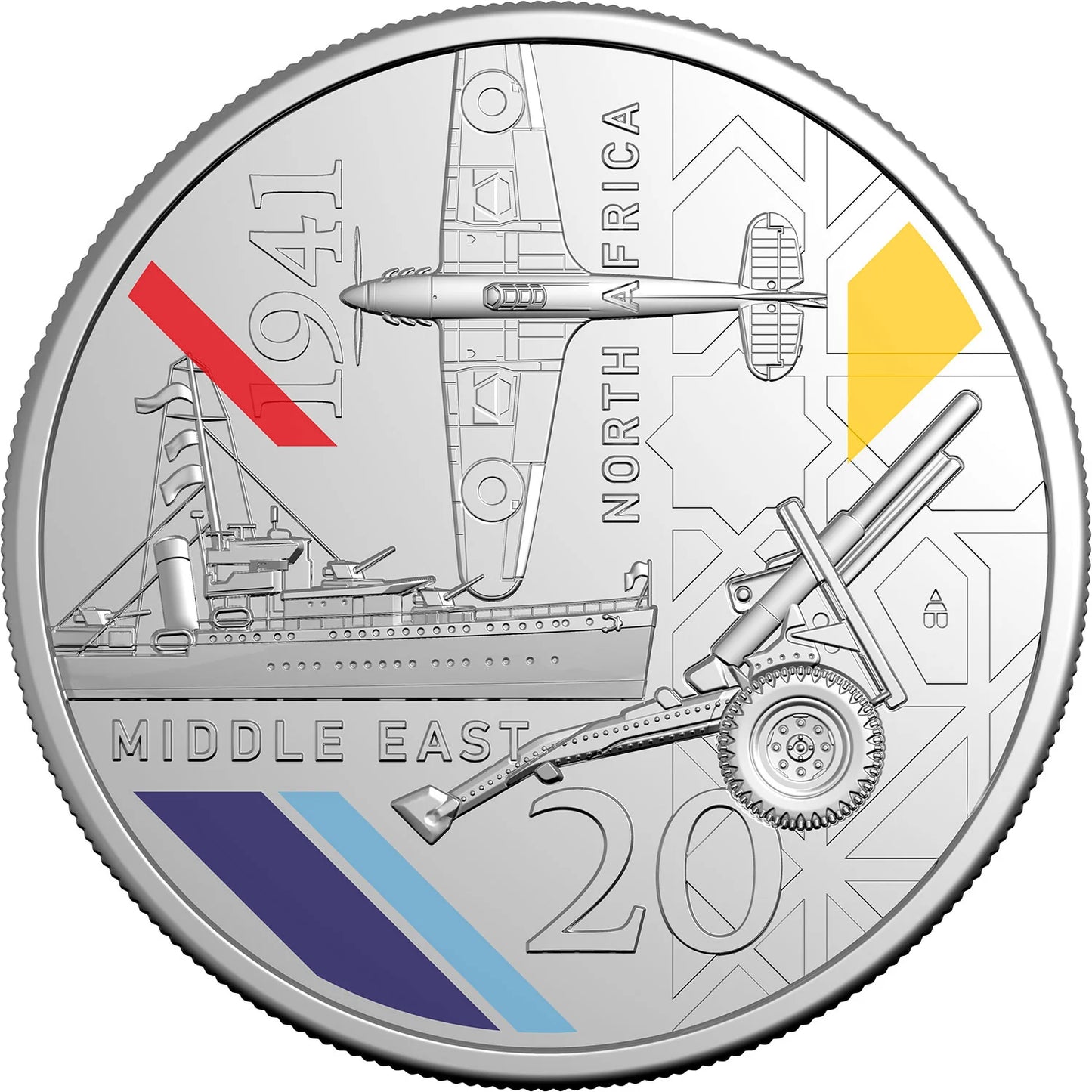 2026 20c 1941: Service Amid Strife - North Africa & Middle East Uncirculated Coin - no card