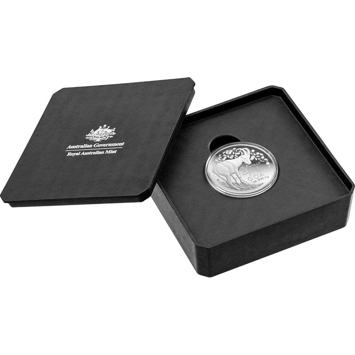 NEW RELEASE - 2027 $5 Year Of The Goat 1oz Silver Proof Domed Coin