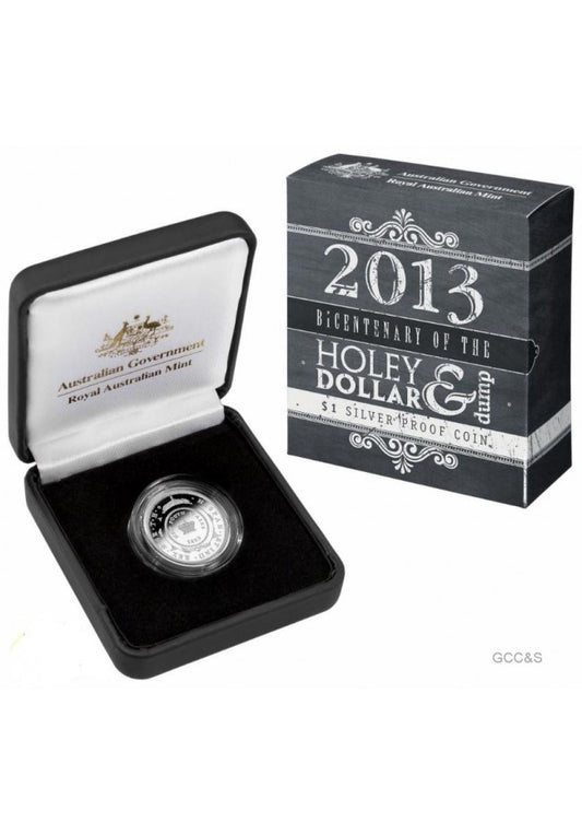 2013 $1 Holey Dollar & Dump Silver Proof