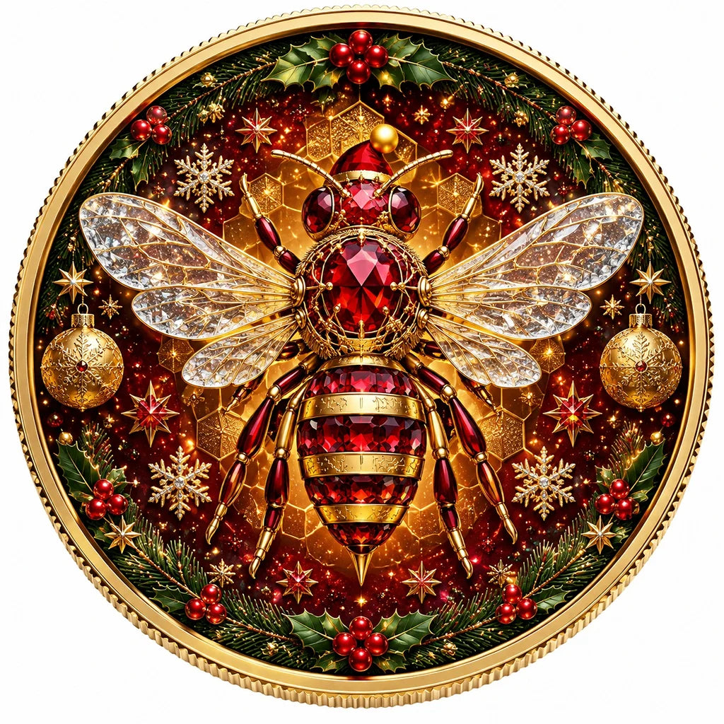 PRE ORDER - 2026 U.S. Eagle The Christmas Bee Edition 1 oz Silver Coin