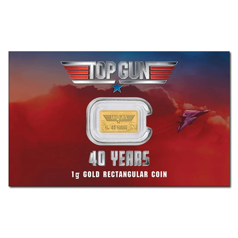NEW RELEASE - Tuvalu 2026 40 Years of Top Gun 1g Gold