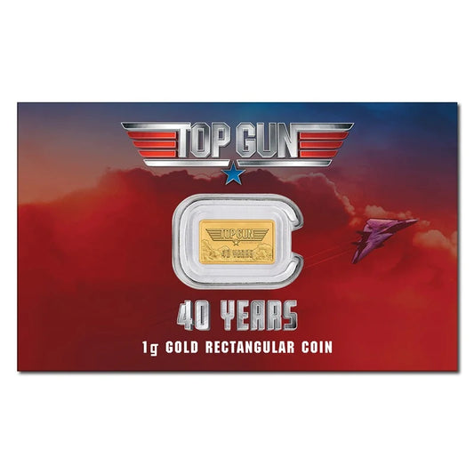 NEW RELEASE - Tuvalu 2026 40 Years of Top Gun 1g Gold