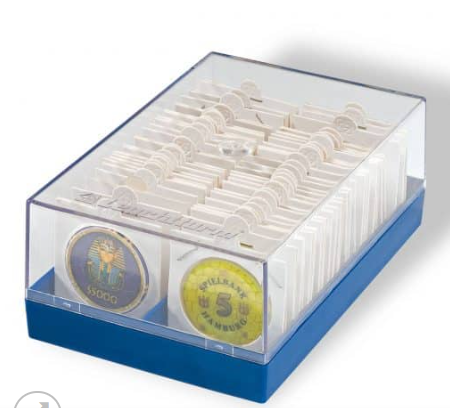 Lighthouse 2x2 Coin Storage Box Holds 100 coins in 2x2s