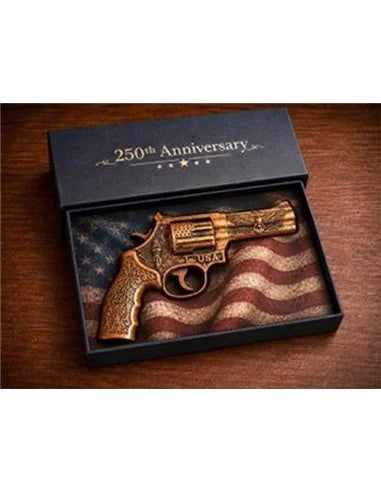 PRE ORDER - 3D REVOLVER 250th Anniversary 2.5 Oz Copper Medal