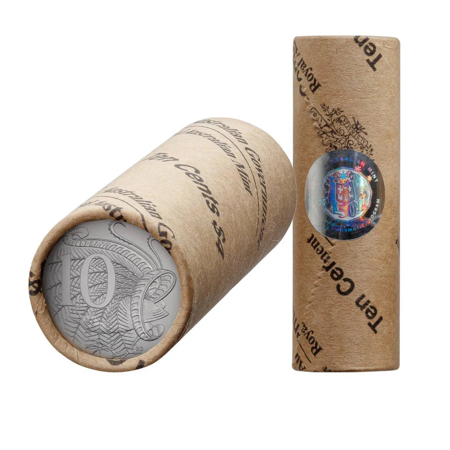 2024 10c Uncirculated 40-Coin Heads/Tails Premium RAM Mint Roll