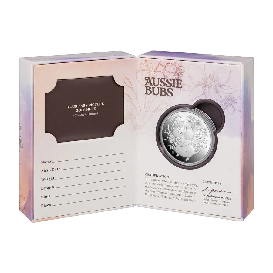 2025 $5 Aussie Bubs 1oz Silver Proof Coin