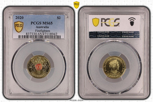 2020 PCGS MS65 FIREFIGHTER