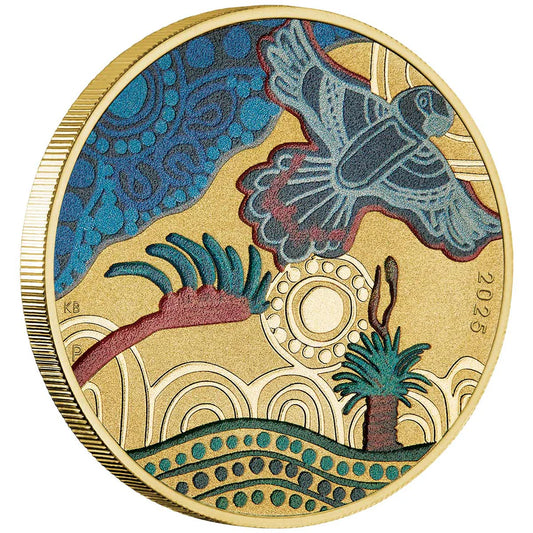 2025 Ngana Nyitting $1 Black Cockatoo uncirculated coin