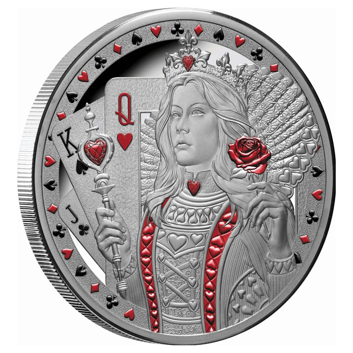 NEW RELEASE - 2026 Queen of Hearts $1 1oz Silver Proof Coin