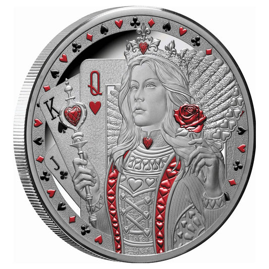 NEW RELEASE - 2026 Queen of Hearts $1 1oz Silver Proof Coin