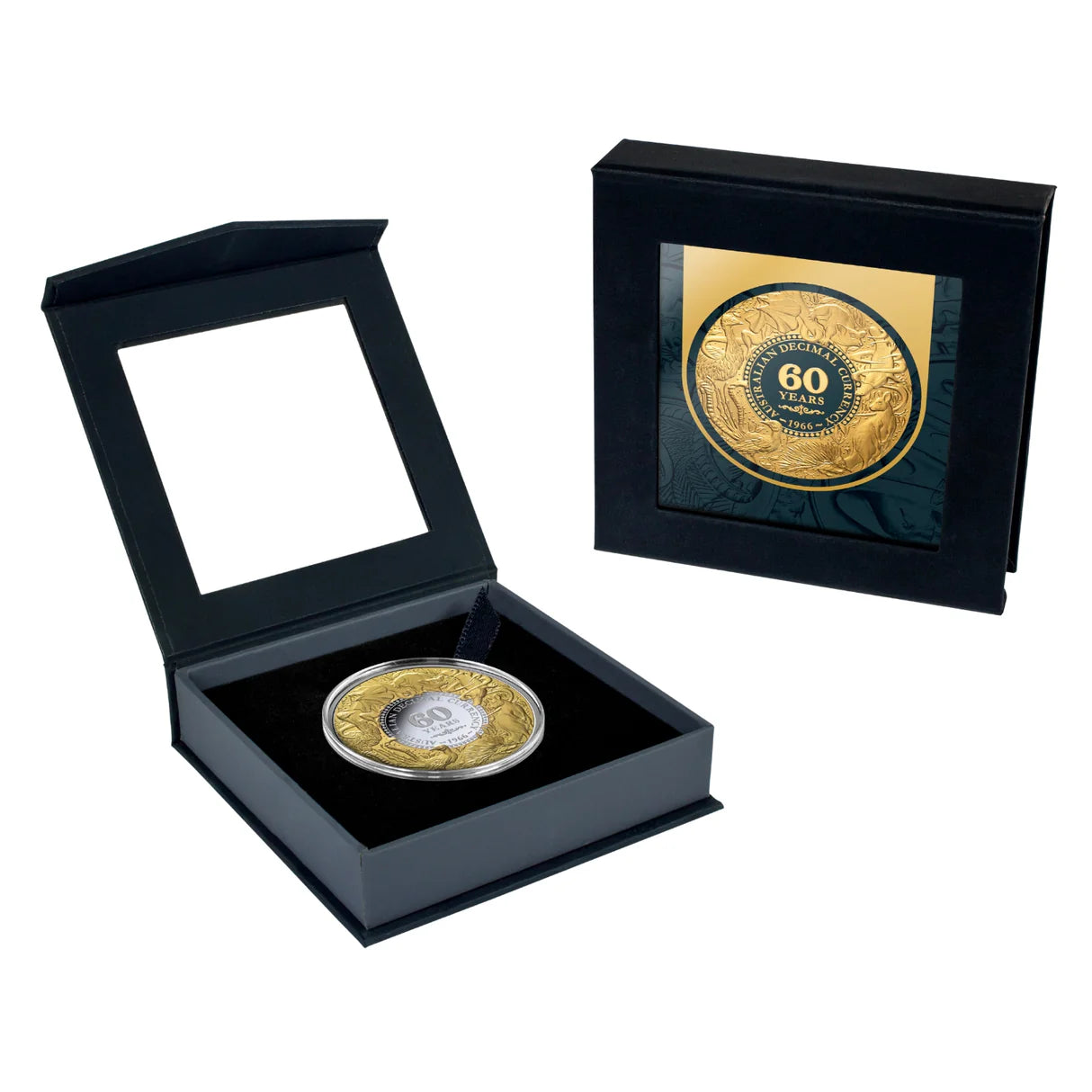 2026 60th Anniversary of Decimal Currency $1 Gold-plated 1oz Silver Proof Coin