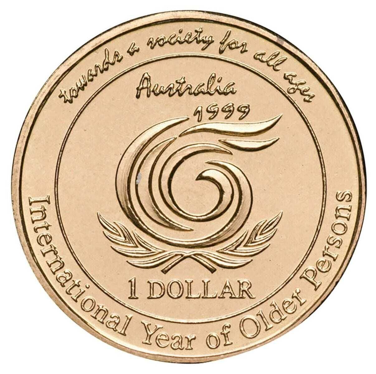 1999 International Year of Older Persons $1 Circulated