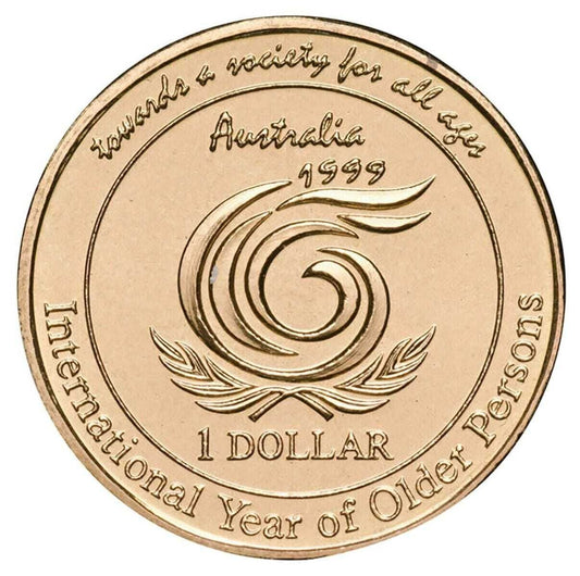 1999 International Year of Older Persons $1 Circulated