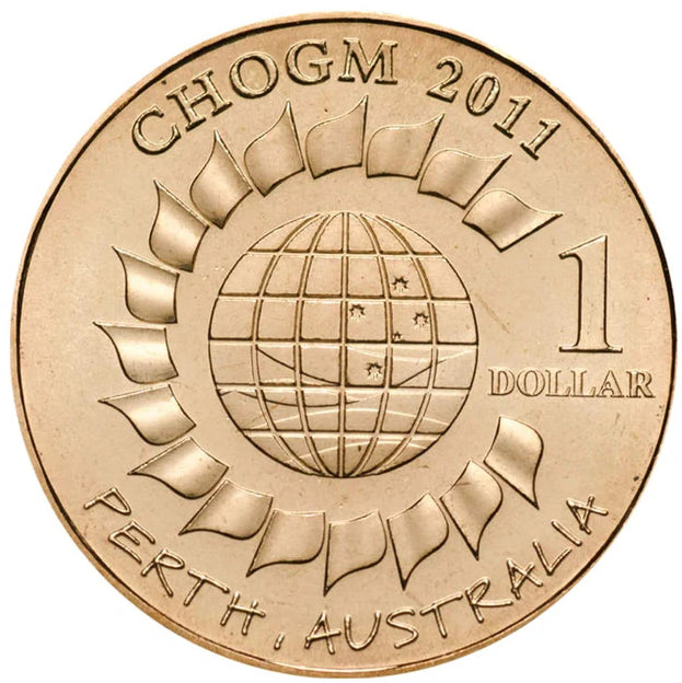 2011 Commemorating CHOGM $1 coin Circulated