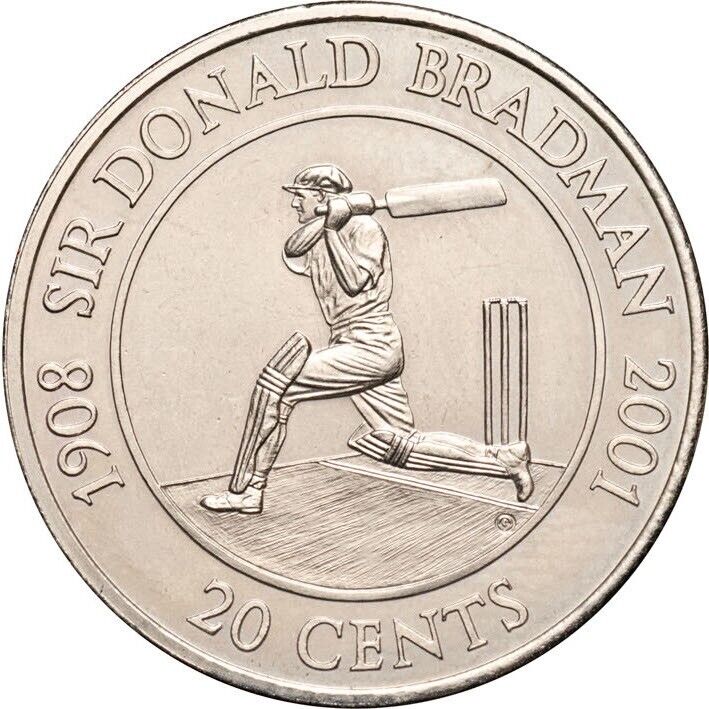 2001 Sir Donald Bradman 20C Circulated