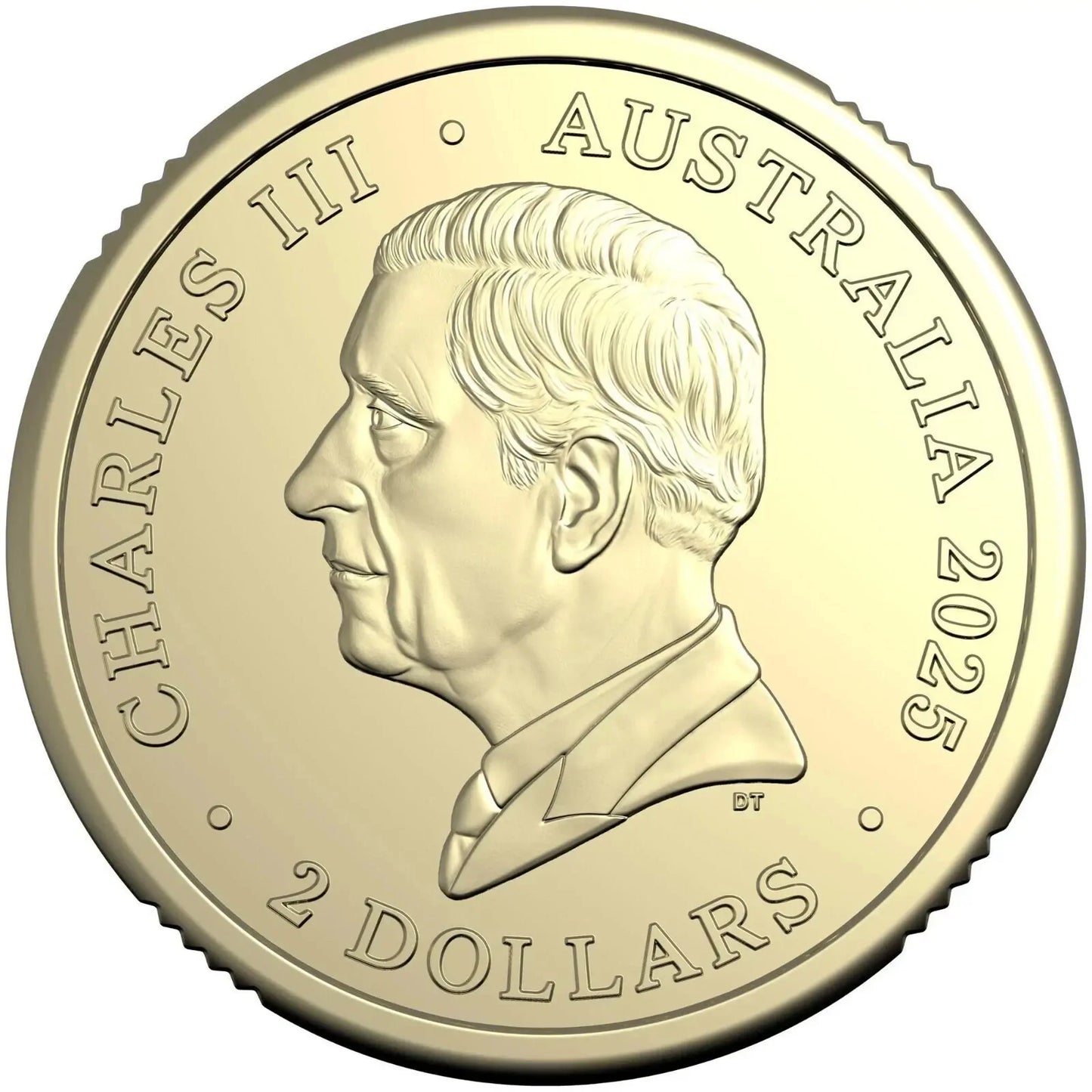 2025 Remembrance 80th Anniversary Remembering end of war WW2 Wreath Coloured $2 Coin poppy