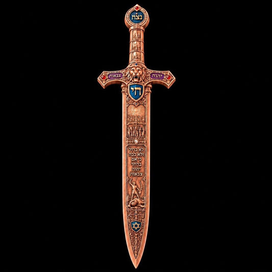 PRE ORDER - The Sword of Goliath Shaped 2 oz Copper Medal