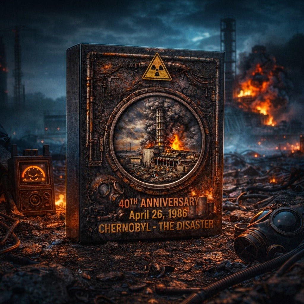 2026 40th Anniversary Chernobyl Disaster 100g Colorized Antique .999 Copper - PRE ORDER NOW