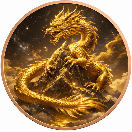 2026 Golden Dragon Colorized 5oz .999 Fine Copper - PRE ORDER NOW