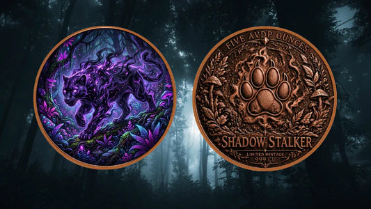 PRE ORDER -  Shadow Stalker Colorized 5 oz Copper Round