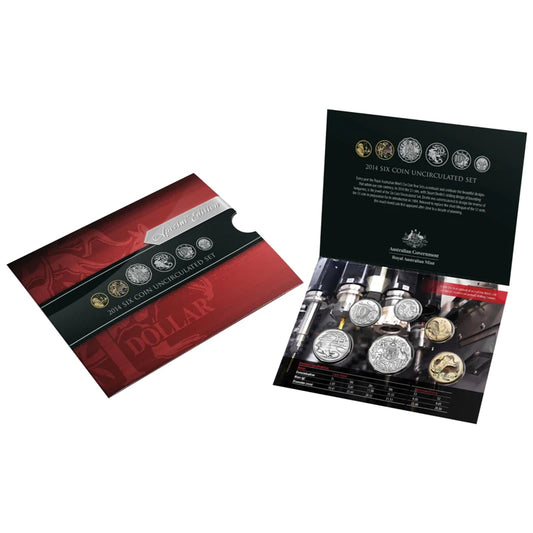 2014 Mint Set Royal Australian Mint UNC Coin Set 2014