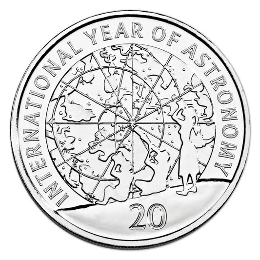 2009 "Year of Astronomy"uncirculated 20c - ex mint set