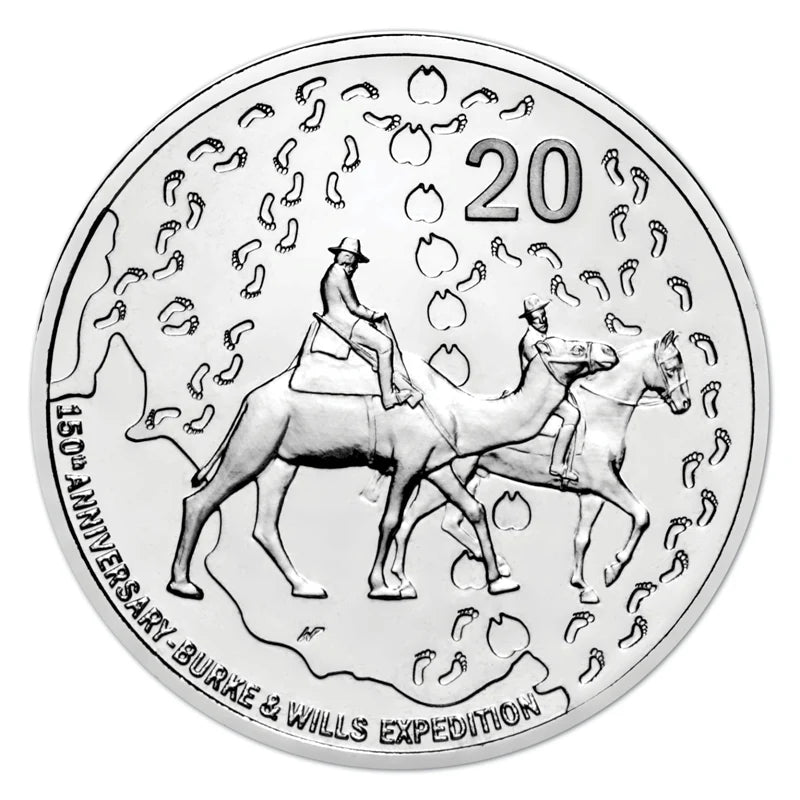 2010 Royal Australian Mint 150th Anniversary of Burke and Wills Two Coin Mint Set