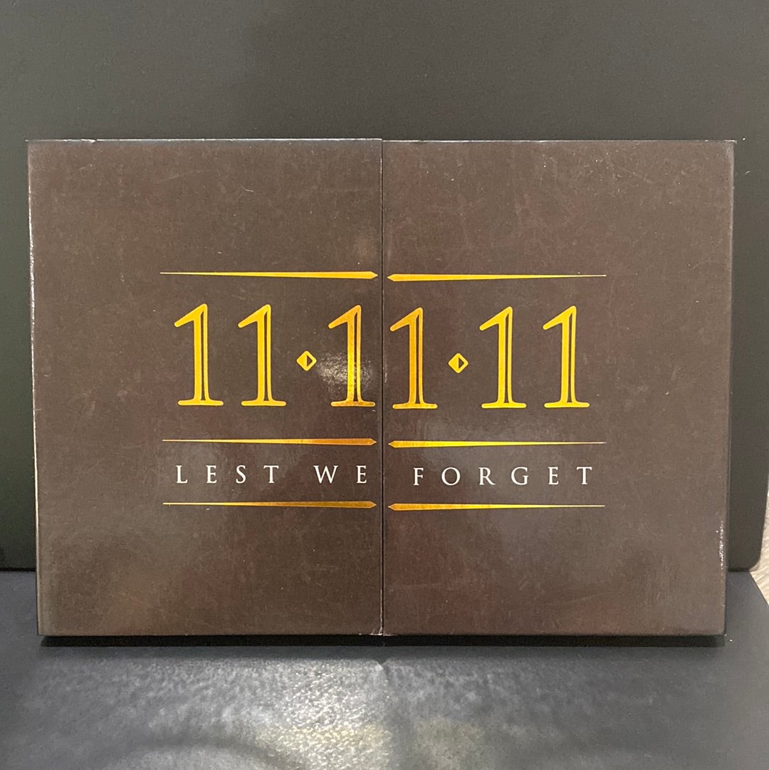 2011 LEST WE FORGET DOUBLE MEDALLION SET 11.11.11