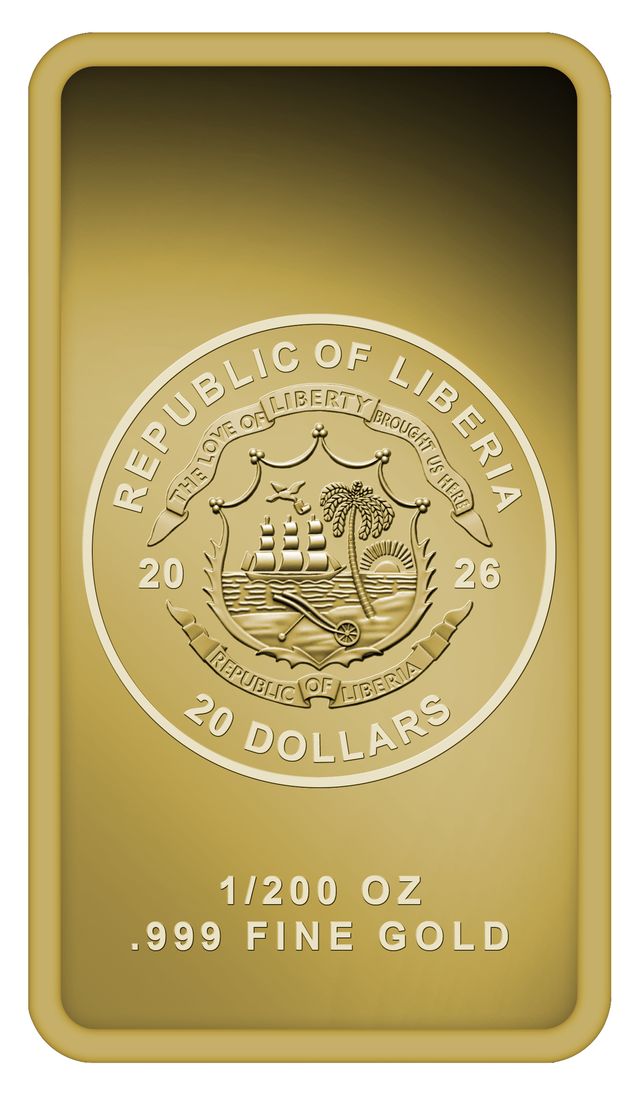 PRE ORDER - ALIEN INVASION 1/200 Oz Gold Coin 20$ Liberia 2026
