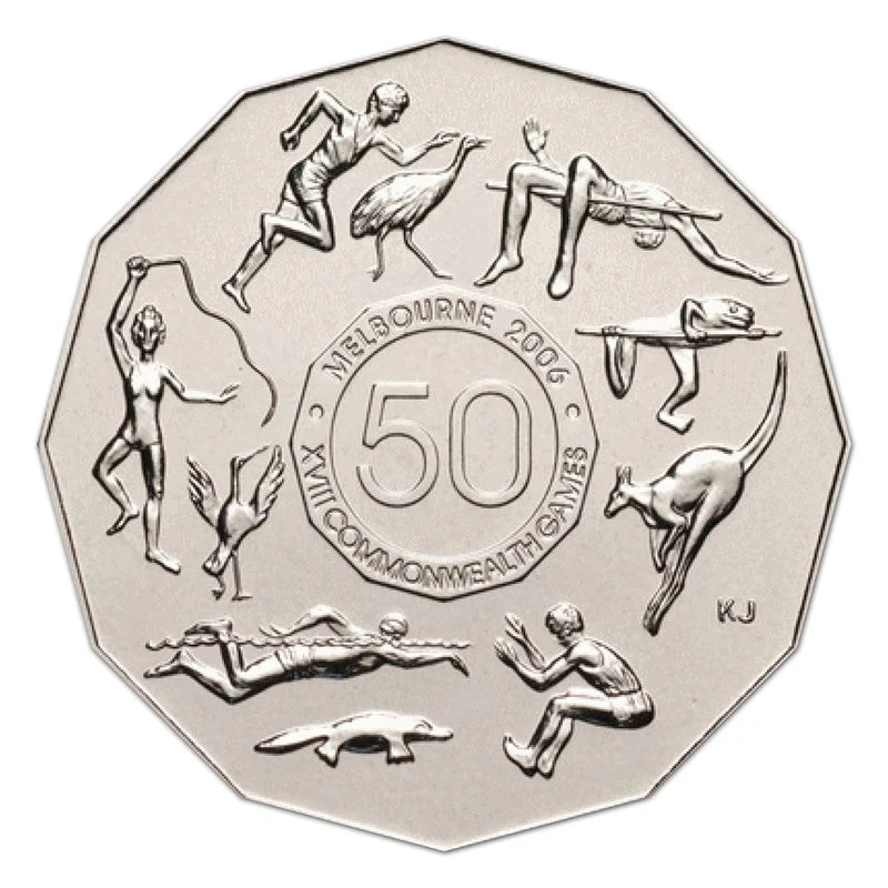 50c 2005 Commonwealth Games CIRCULATED