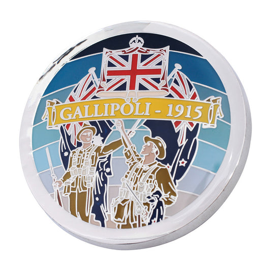Australia & New Zealand Gallipoli Medallion - Poppy Remembrance