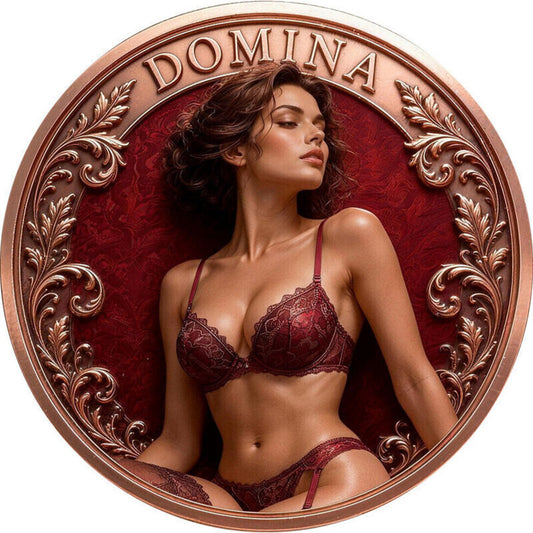PRE ORDER - Domina Woman Perfection Colorized 1 oz Copper Round
