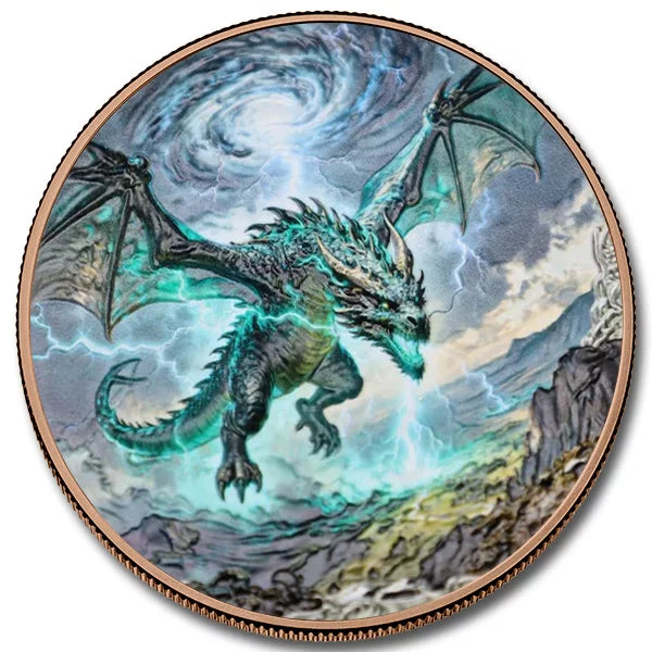2026 Dragon Flight 5oz .999 Fine Copper in Capsule