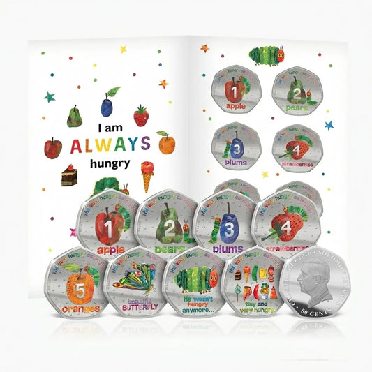 The Very Hungry Caterpillar™ 2026 .999 Silver Plated Coin Pack