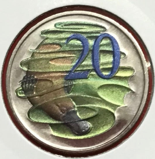 2013 Coloured platypus uncirculated ex mint set