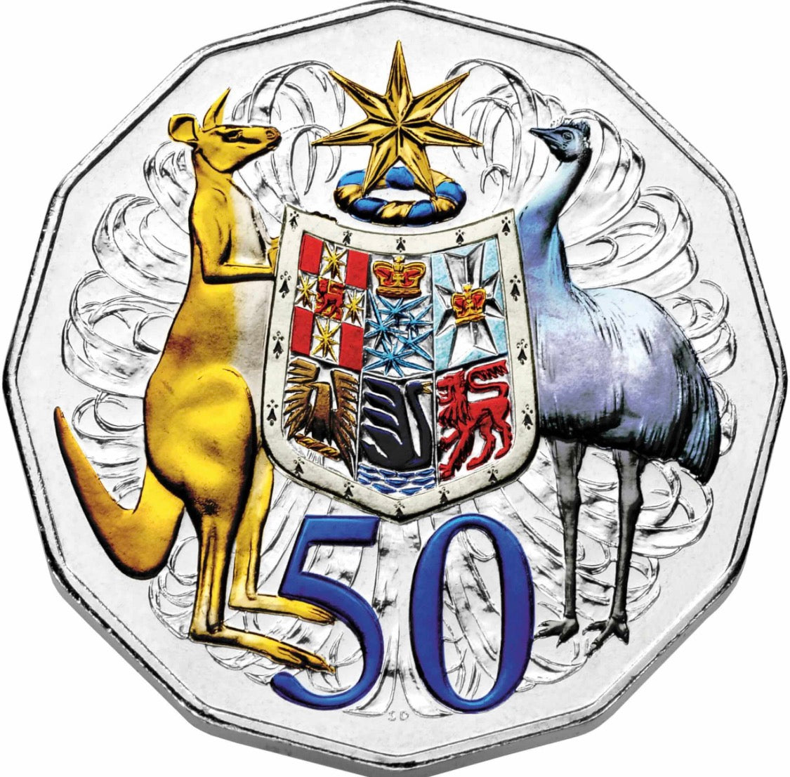2012 Coloured coat of arms uncirculated ex mint set