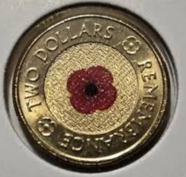 2012 Red poppy uncirculated