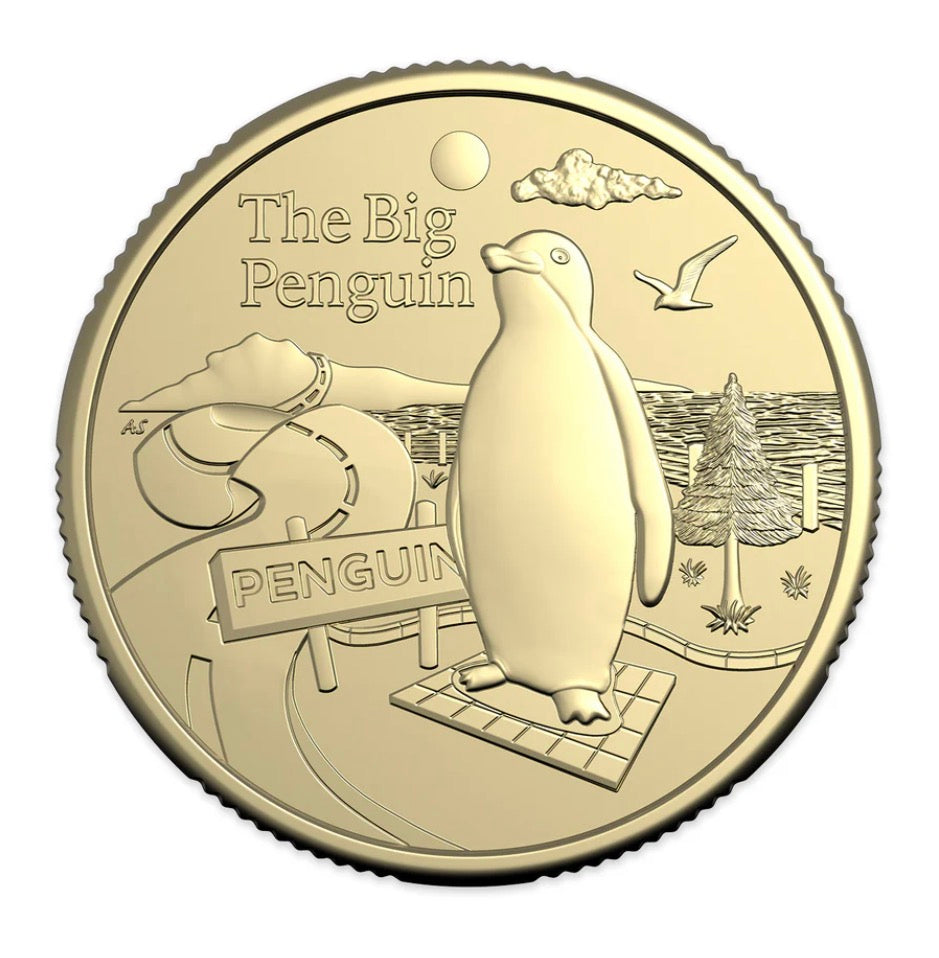 2025 Aussie Big Things 2 - Big Penguin $1 coin Uncirculated