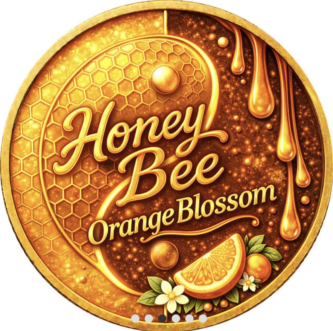 HONEY BEE Yin Yang Orange Blossom 1 Oz .999 Copper Round Italy 2026 - PRE ORDER