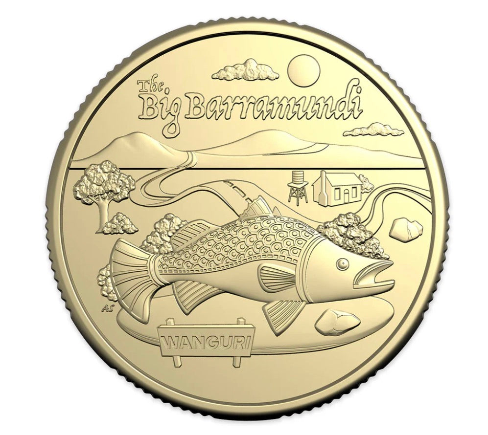 2025 Aussie Big Things 2 - Big Barramundi $1 uncirculated